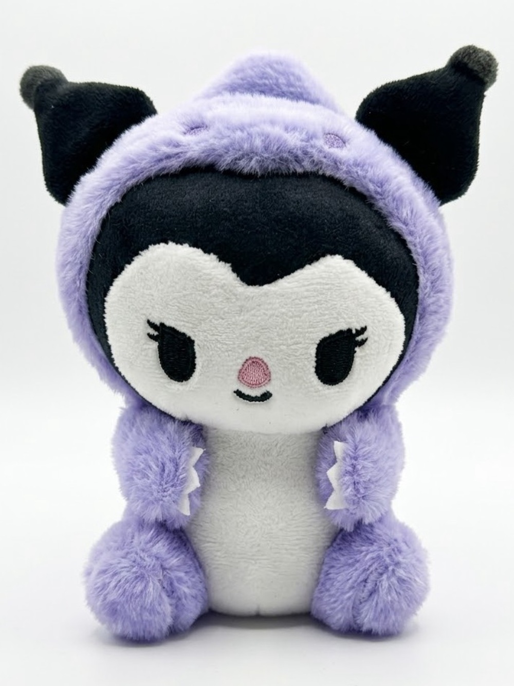 Hello Kitty Purple and Black Cute Hooded Plush